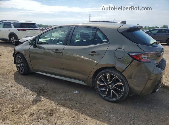 JTNK4RBE3K3037910 2019 TOYOTA COROLLA Gray Задня ліва чверть