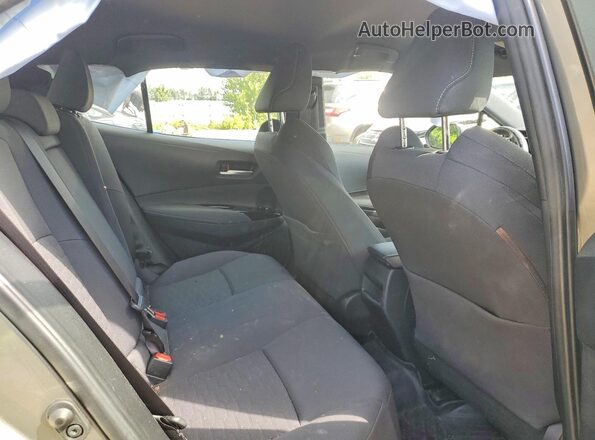 JTNK4RBE3K3037910 2019 TOYOTA COROLLA Gray Вид задніх сидінь