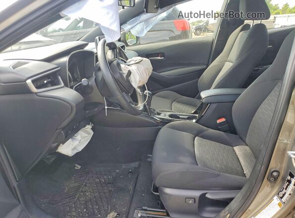 JTNK4RBE3K3037910 2019 TOYOTA COROLLA Gray Вид салону спереду