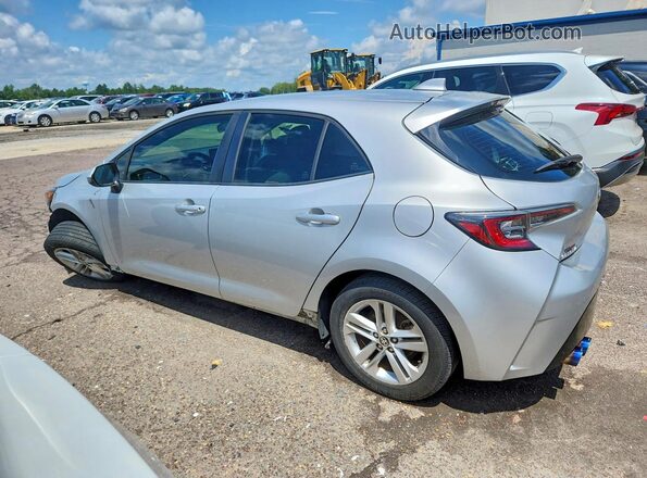 JTNK4RBE3K3045926 2019 TOYOTA COROLLA Серебряный Задняя левая четверть