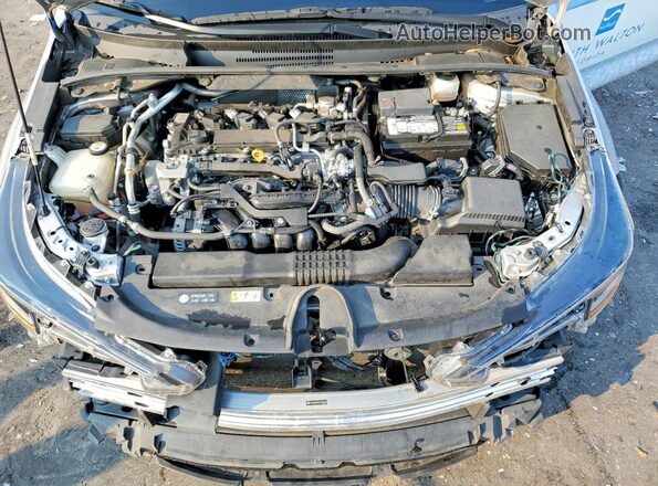 JTNK4RBE3K3045926 2019 TOYOTA COROLLA Серебряный Вид задней части салона