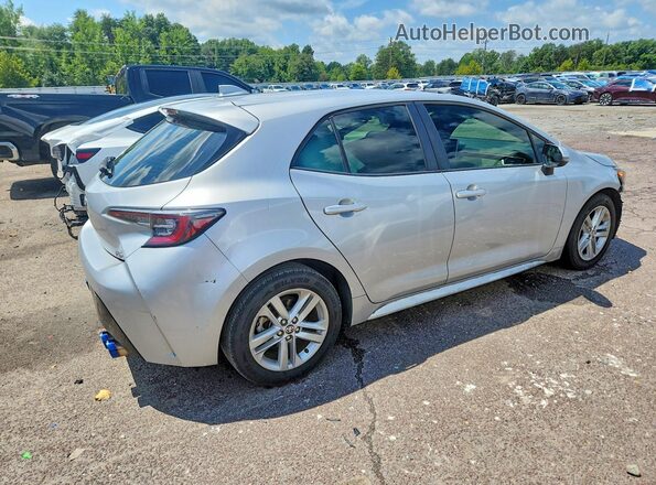 JTNK4RBE3K3045926 2019 TOYOTA COROLLA Серебряный Задняя правая четверть