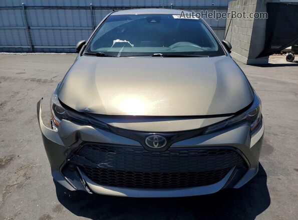 JTNK4RBE3K3061480 2019 TOYOTA COROLLA Green Front view