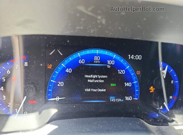 JTNK4RBE6K3025413 2019 TOYOTA COROLLA White ხელსაწყოთა პანელის ხედი