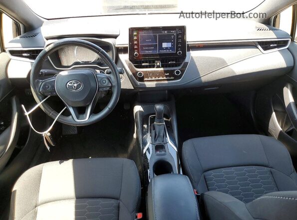JTNK4RBE7K3045704 2019 TOYOTA COROLLA Blue Vista del salpicadero
