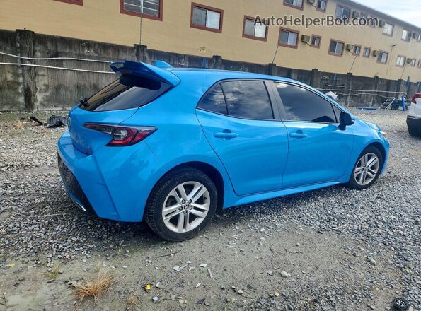 JTNK4RBE9K3039631 2019 TOYOTA COROLLA Синий Задняя правая четверть