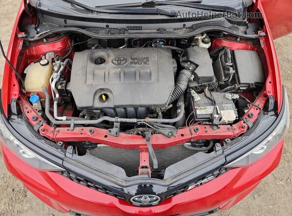 JTNKARJE9JJ567867 2018 TOYOTA COROLLA Red Widok wnętrza z tyłu