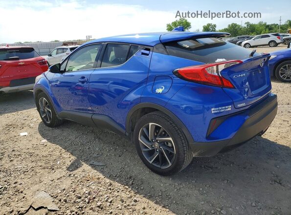 JTNKHMBX0M1107290 2021 TOYOTA C-HR Синий Задняя левая четверть