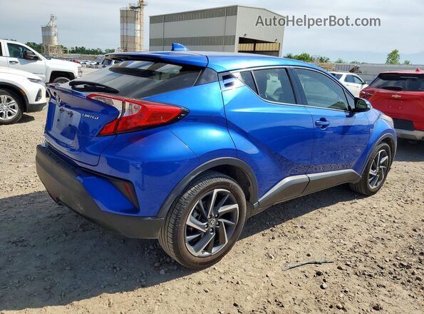 JTNKHMBX0M1107290 2021 TOYOTA C-HR Синий Задняя правая четверть