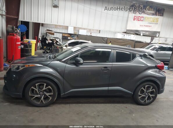 JTNKHMBX1K1018020 2019 TOYOTA C-HR Gray Widok wnętrza 360 stopni