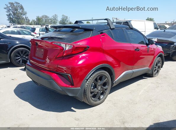 JTNKHMBX1M1120985 2021 TOYOTA C-HR Красный Задняя правая четверть