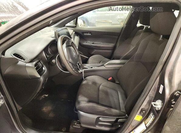 JTNKHMBX2K1019063 2019 TOYOTA C-HR Gray Widok wnętrza z przodu
