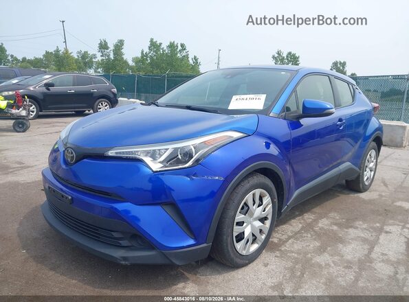 JTNKHMBX2K1024781 2019 TOYOTA C-HR Blue Vista tres cuartos delantera izquierda