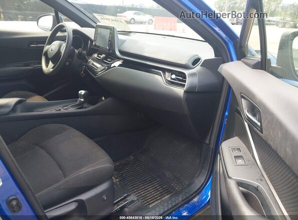 JTNKHMBX2K1024781 2019 TOYOTA C-HR Blue Vista interior delantera