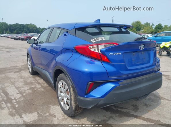 JTNKHMBX2K1024781 2019 TOYOTA C-HR Blue Trasero izquierdo