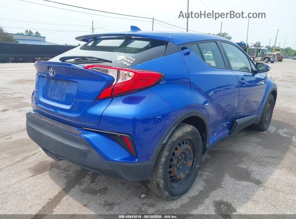 JTNKHMBX2K1024781 2019 TOYOTA C-HR Blue Trasero derecho