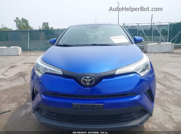JTNKHMBX2K1024781 2019 TOYOTA C-HR Blue Vista del cuadro de instrumentos