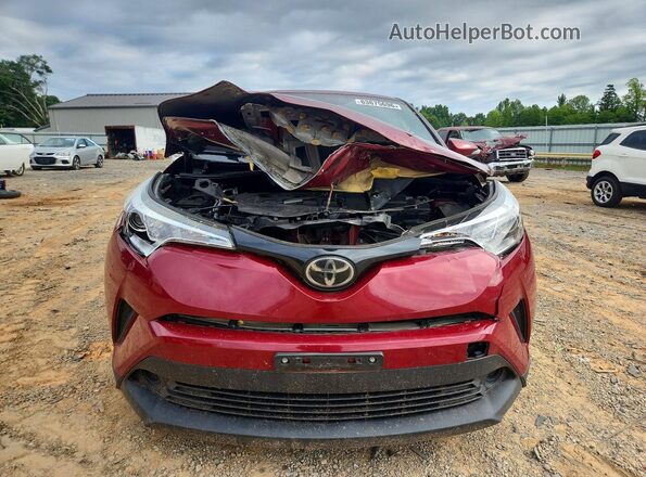JTNKHMBX3K1047048 2019 TOYOTA C-HR Burgundy Front view