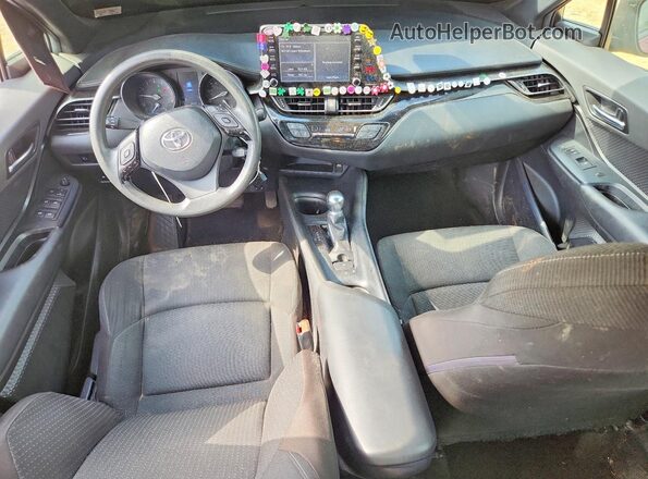 JTNKHMBX3K1047048 2019 TOYOTA C-HR Burgundy Dashboard view