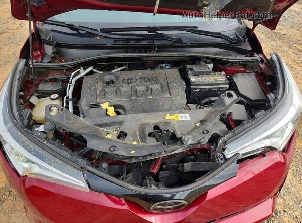 JTNKHMBX3K1047048 2019 TOYOTA C-HR Burgundy Rear interior view