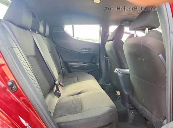 JTNKHMBX3K1047048 2019 TOYOTA C-HR Burgundy Rear seats view