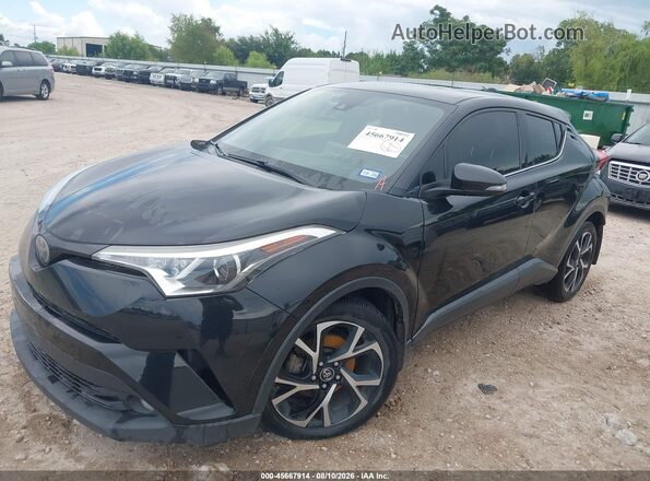 JTNKHMBX3K1053576 2019 TOYOTA C-HR Черный Передняя левая четверть