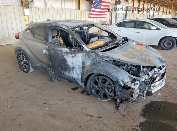 JTNKHMBX4K1040643 2019 TOYOTA C-HR Gray Delantero derecho