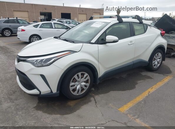 JTNKHMBX4L1075474 2020 TOYOTA C-HR Белый Передняя левая четверть