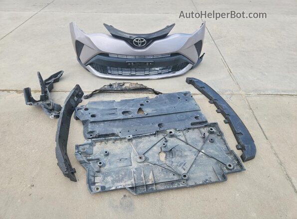 JTNKHMBX4L1082151 2020 TOYOTA C-HR Silver VIN კოდის სტიკერის ხედი