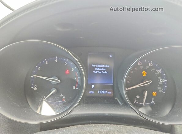 JTNKHMBX4L1082151 2020 TOYOTA C-HR Silver ხელსაწყოთა პანელის ხედი