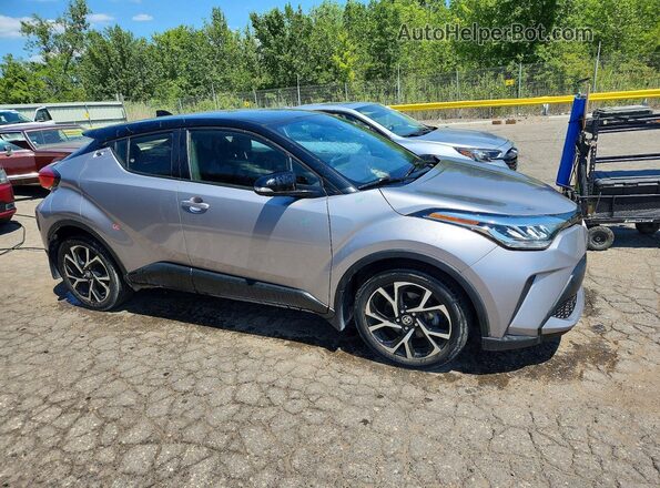 JTNKHMBX4L1092856 2020 TOYOTA C-HR Silver Przód prawy