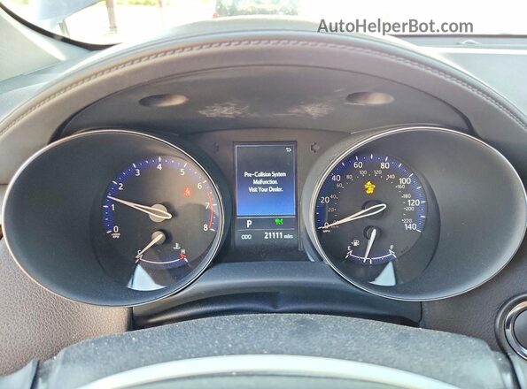 JTNKHMBX4M1098142 2021 TOYOTA C-HR Gray Instrument cluster view