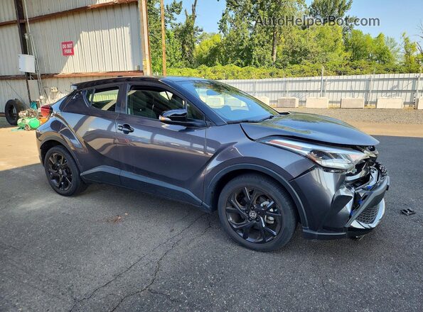 JTNKHMBX4M1098142 2021 TOYOTA C-HR Gray Front right