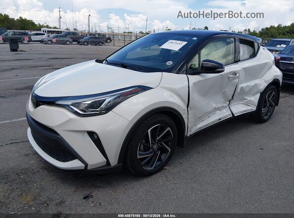 JTNKHMBX4M1100956 2021 TOYOTA C-HR Белый Передняя левая четверть