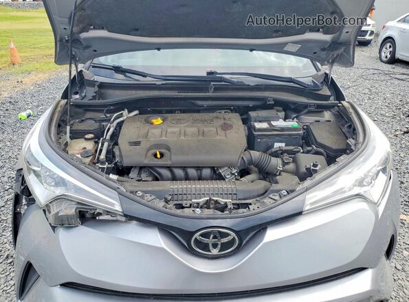 JTNKHMBX5K1034561 2019 TOYOTA C-HR Silver Widok komory silnika