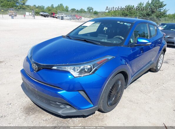 JTNKHMBX5K1036441 2019 TOYOTA C-HR Blue წინა მარცხენა ხედი სამი მეოთხედიდან