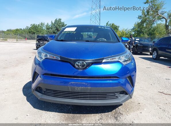 JTNKHMBX5K1036441 2019 TOYOTA C-HR Blue ხელსაწყოთა პანელის ხედი