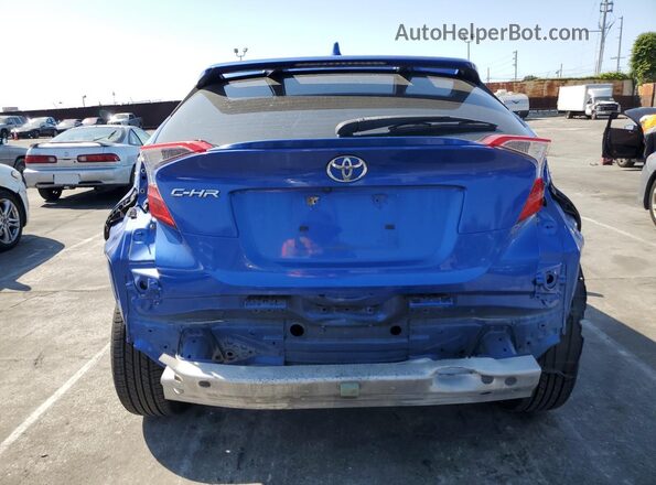 JTNKHMBX5K1044622 2019 TOYOTA C-HR Blue უკანა ხედი
