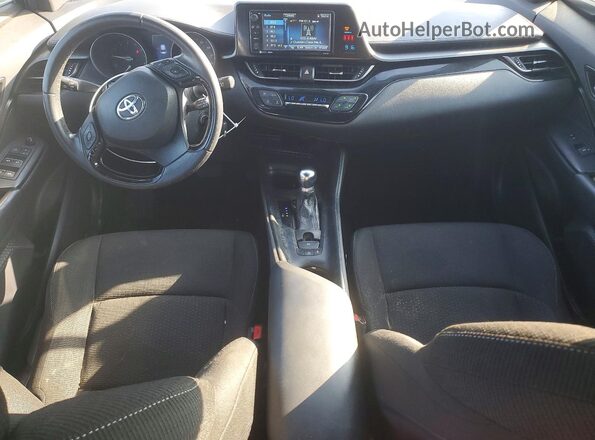 JTNKHMBX6J1004595 2018 TOYOTA C-HR White Вид панелі приладів