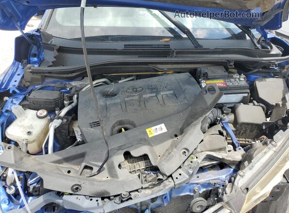 JTNKHMBX6J1008761 2018 TOYOTA C-HR Blue Widok komory silnika
