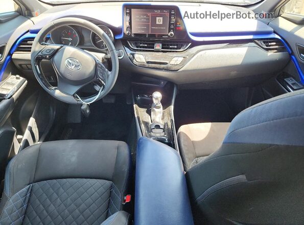 JTNKHMBX6M1101509 2021 TOYOTA C-HR Gray Dashboard view