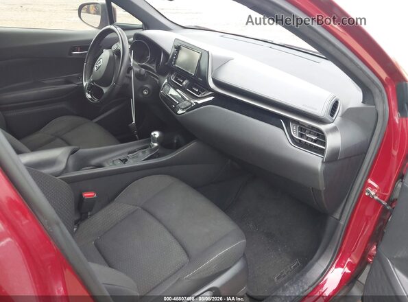 JTNKHMBX7J1009028 2018 TOYOTA C-HR Burgundy Front interior view