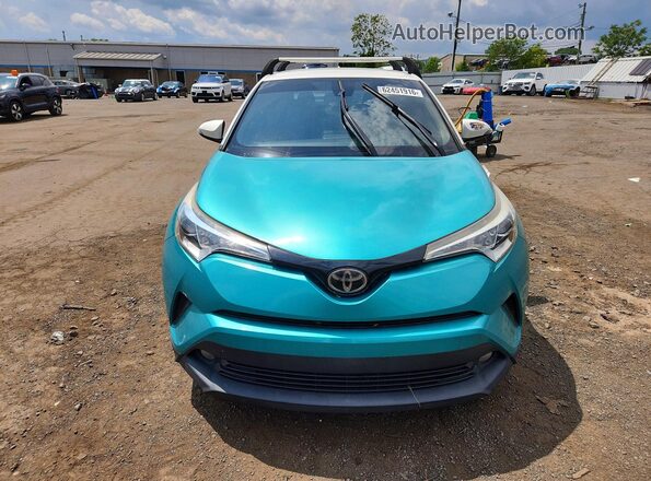 JTNKHMBX7J1010700 2018 TOYOTA C-HR Turquoise Դիմացի տեսք