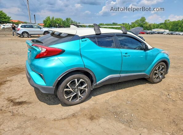JTNKHMBX7J1010700 2018 TOYOTA C-HR Turquoise Հետևի աջ