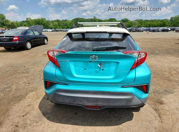 JTNKHMBX7J1010700 2018 TOYOTA C-HR Turquoise Հետևի տեսք