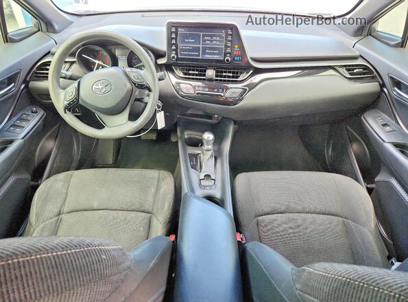 JTNKHMBX7K1025103 2019 TOYOTA C-HR Gray Dashboard view