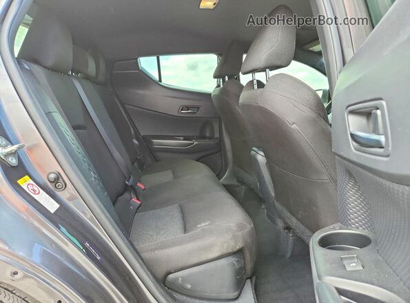 JTNKHMBX7K1025103 2019 TOYOTA C-HR Gray Rear seats view