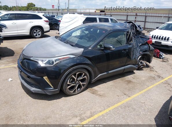 JTNKHMBX7K1027143 2019 TOYOTA C-HR Black Առջևի ձախ երեք քառորդ տեսարան