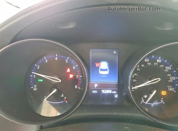 JTNKHMBX7K1033072 2019 TOYOTA C-HR Серебряный Вид щитка приборов