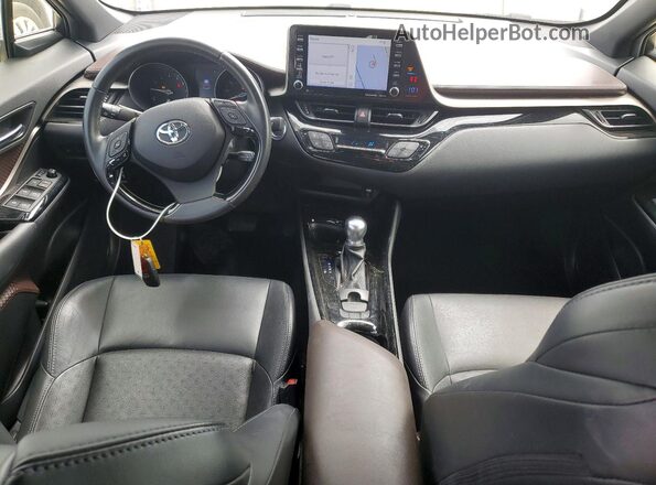 JTNKHMBX7K1062300 2019 TOYOTA C-HR White Widok deski rozdzielczej